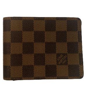 Louis Vuitton Damier Ebene Canvas Bifold Wallet
